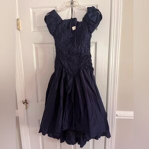 DARK NAVY BLUE COCKTAIL DRESS